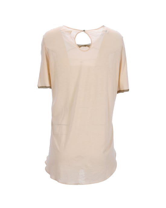 Nanushka T-shirt i beige polyester - Image 3