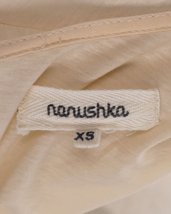 Nanushka T-shirt i beige polyester - Image 4