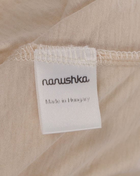Nanushka T-shirt i beige polyester - Image 5