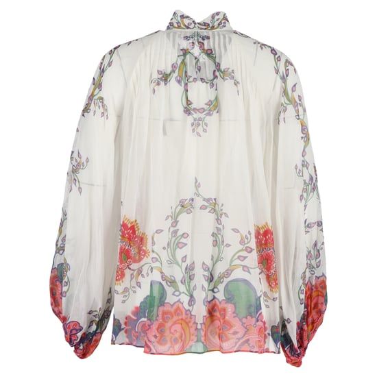 Zimmermann Lovestruck Blouson Blus i Krämfärgad Bomull - Image 3