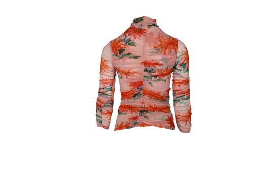 Diane Von Furstenberg Topp i Blommig Nylon - Image 2