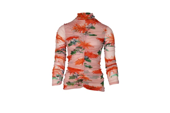 Diane Von Furstenberg Topp i Blommig Nylon - Image 4