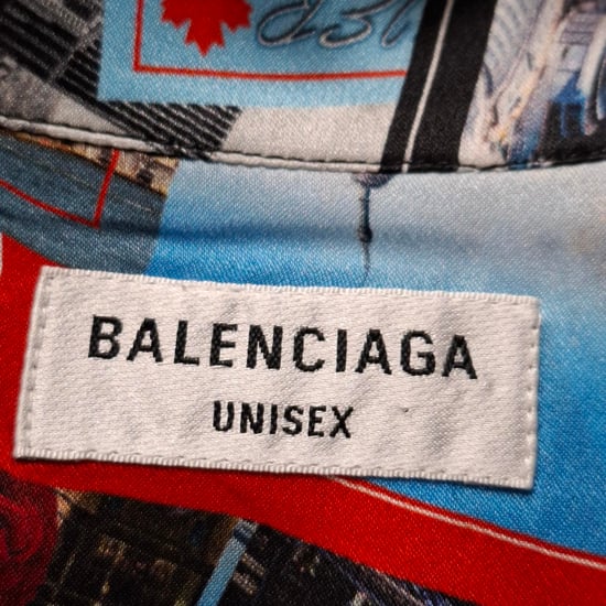 Balenciaga All Over Cities Skjorta i Flerfärgad Siden - Image 5