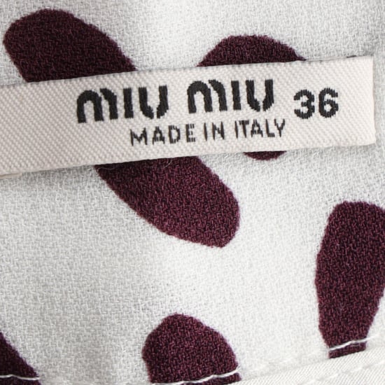 Miu Miu A-lijn minirok van viscose met dierenprint - Image 4