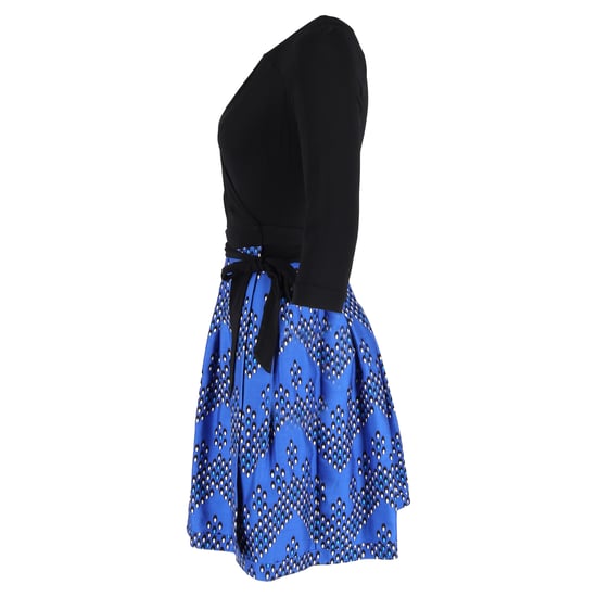 Diane Von Furstenberg bedrukte mini-wikkeljurk van veelkleurige wol - Image 2