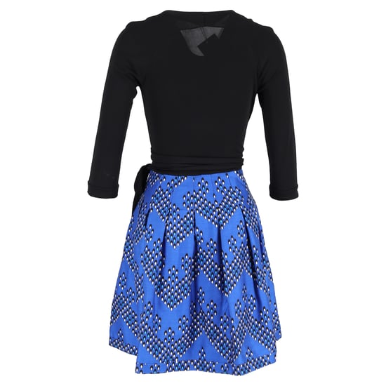 Diane Von Furstenberg bedrukte mini-wikkeljurk van veelkleurige wol - Image 3