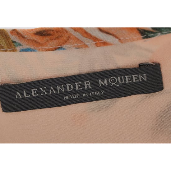 Alexander McQueen minijurk van zijde met bloemenprint - Image 4