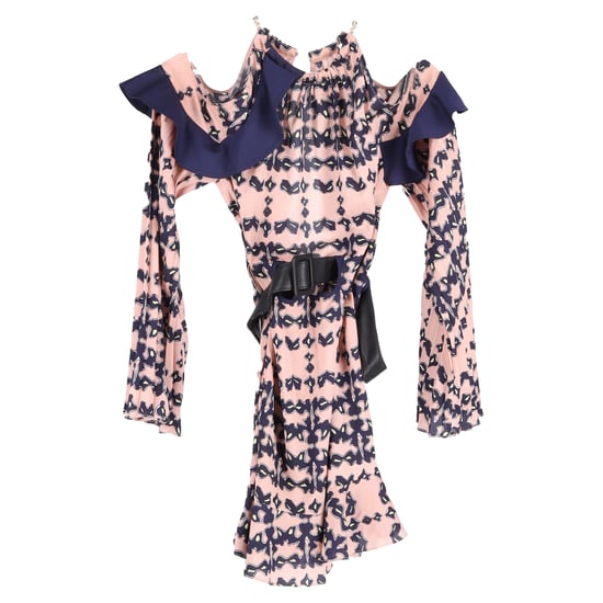Självporträtt Off-Shoulder Miniklänning i Flerfärgad Polyester - Image 1