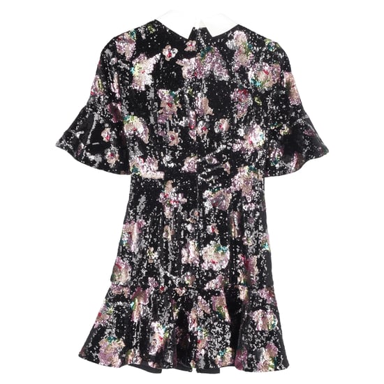 Self-Portrait Floral Sequined Mini Dress in Multicolor Polyester - Image 2