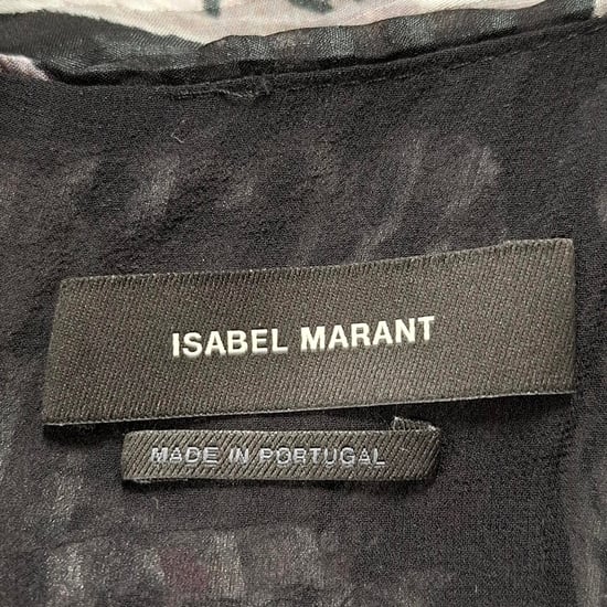 Isabel Marant Mönstrad Volangklänning i Flerfärgad Siden - Image 3