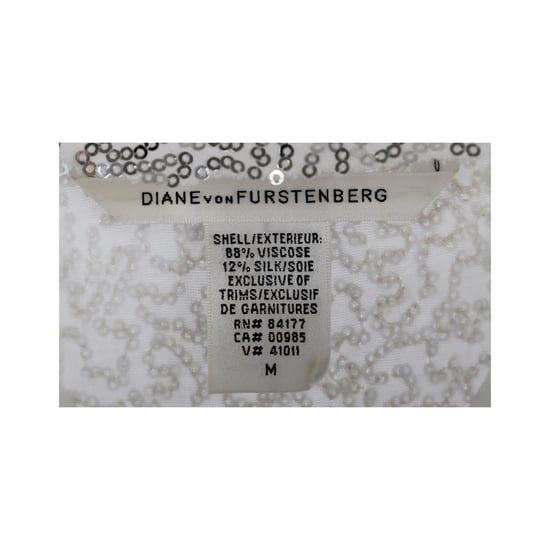 Diane Von Furstenberg oversized T-shirt met pailletten - jaren 2010 - Image 4
