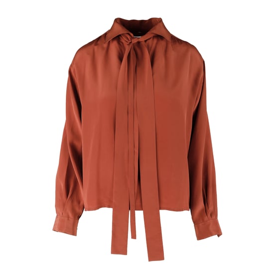 Yves Saint Laurent Rive Gauche-blus med knytband - 00-tal - Image 2