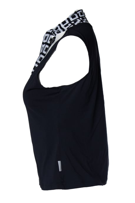 Versace jeans couture, Black scarf top - Image 2