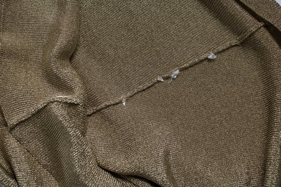Gucci, gouden mouwloos lurex top - Image 6
