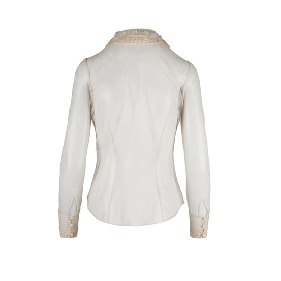Rode Valentino blouse van doorschijnend kant - jaren 2010 - Image 2