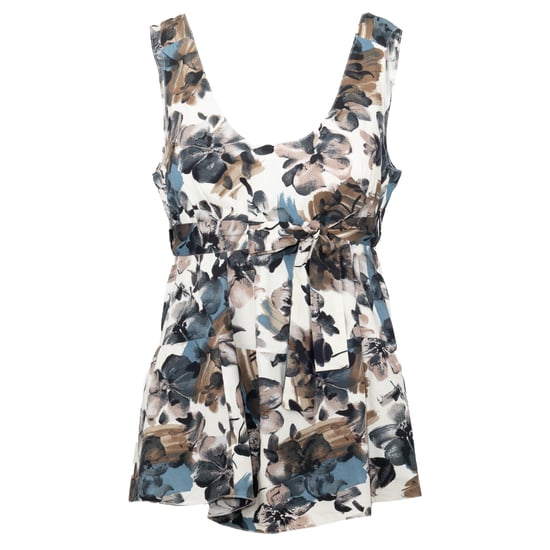 Marni top met bloemenprint en riem - jaren 2010 - Image 1