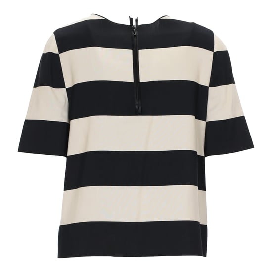 Lanvin top met zwarte en witte strepen - jaren 2010 - Image 2