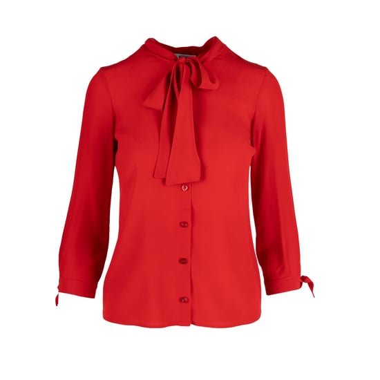 Moschino billig och elegant knytknutskjorta - 10-talet - Image 1