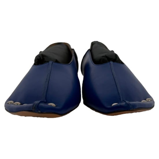Marni Studded Ballerina Flats van Blauw Leer - Image 2
