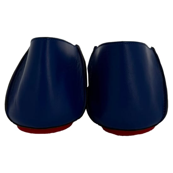 Marni Studded Ballerina Flats van Blauw Leer - Image 5