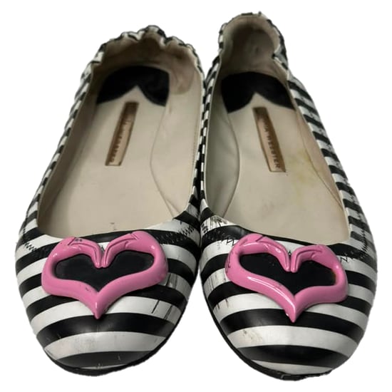 Sophia Webster Miami Striped Ballet Flats in Multicolor Leather - Image 2