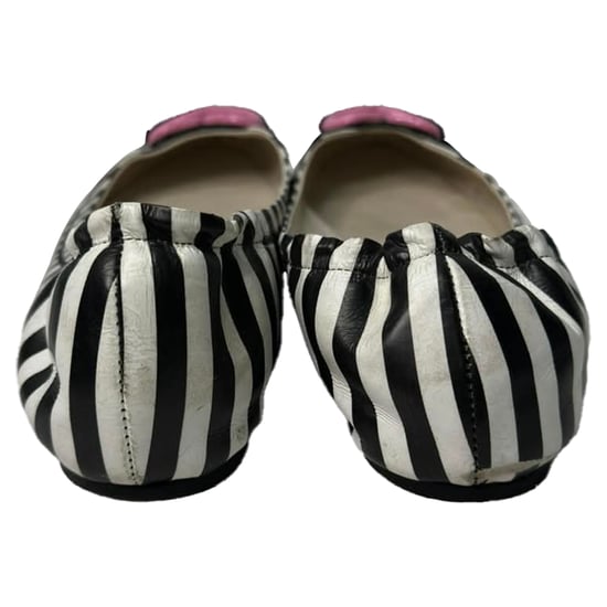 Sophia Webster Miami Striped Ballet Flats in Multicolor Leather - Image 3
