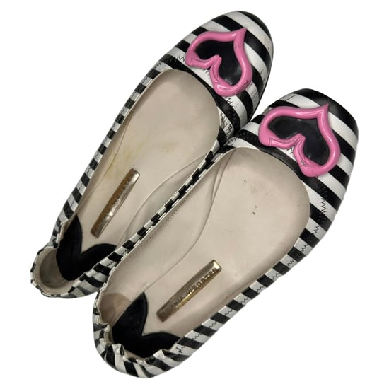 Sophia Webster Miami Striped Ballet Flats in Multicolor Leather - Image 6