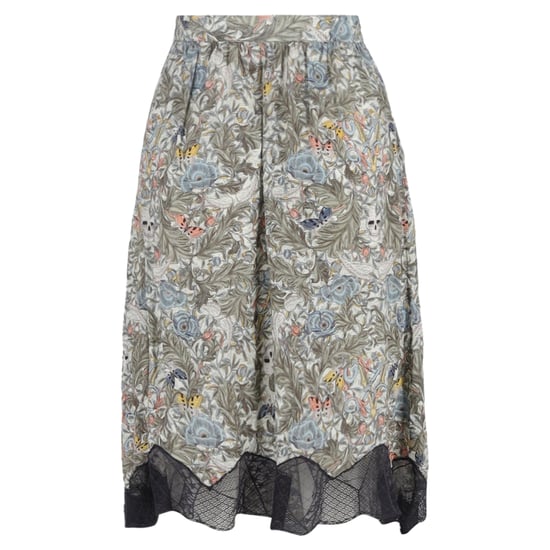 Zadig & Voltaire – Joslin – Blommigt vävd midikjol i flerfärgad viskos - Image 3