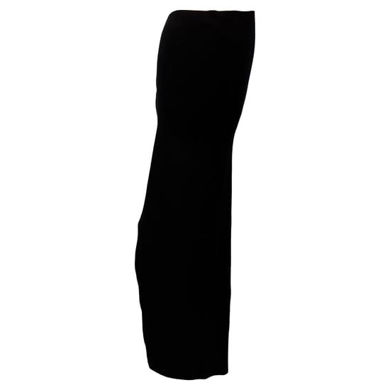Rick Owens gedrapeerde asymmetrische midi-rok in zwarte viscose - Image 3