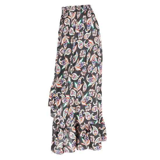Maje midi-rok met paisleyprint en ruches in veelkleurig polyester - Image 2