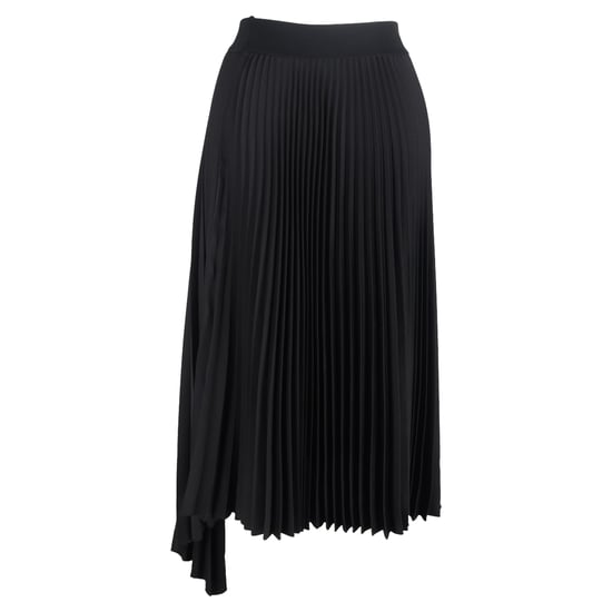 Joseph geplooide midi-rok met asymmetrische vorm in zwart polyester - Image 2