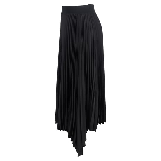 Joseph geplooide midi-rok met asymmetrische vorm in zwart polyester - Image 3