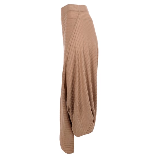 Jw Anderson gebreide midi-rok van bruin linnen - Image 2