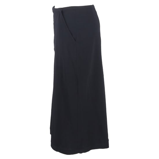 Max Mara – Svart rak midikjol med slits baktill - Image 2