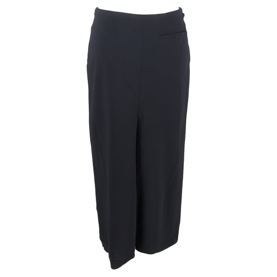 Max Mara – Svart rak midikjol med slits baktill - Image 3