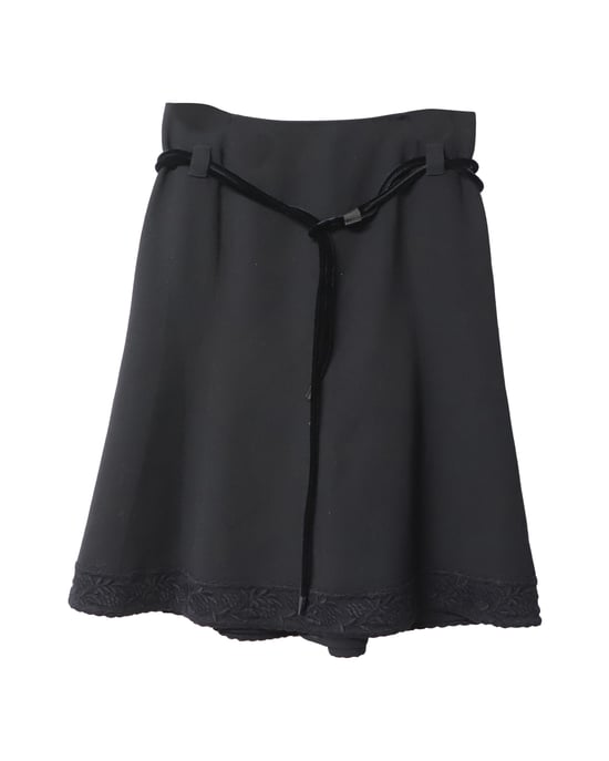 Emporio Armani winterrok met ceintuur van zwarte wol. - Image 5