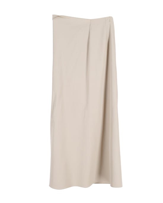 Maxmara midi rok in beige wol - Image 4