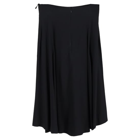 Alexander McQueen Plisserad Midikjol i Svart Polyester - Image 2
