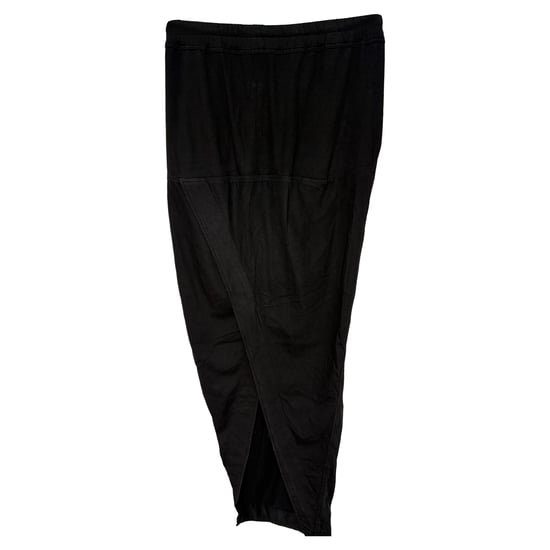 Rick Owens DRKSHDW Midi-rok met trekkoord en pilaarvormige details in zwart katoen - Image 3