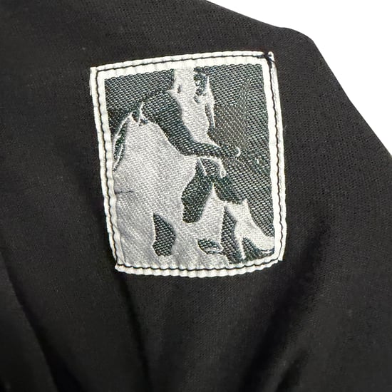 Rick Owens DRKSHDW Midi-rok met trekkoord en pilaarvormige details in zwart katoen - Image 6