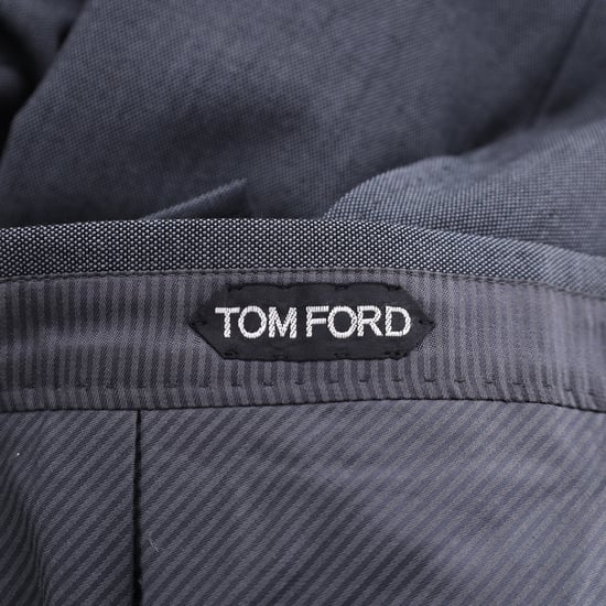 Tom Ford Shelton kostymbyxor i grå ull - Image 3