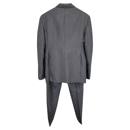 Tom Ford Shelton kostymbyxor i grå ull - Image 5