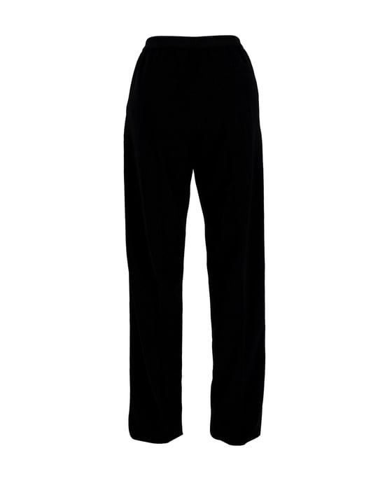 Balenciaga byxor med elastisk midja i svart viskos - Image 3