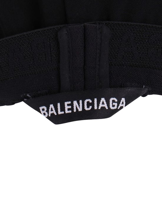 Balenciaga byxor med elastisk midja i svart viskos - Image 4