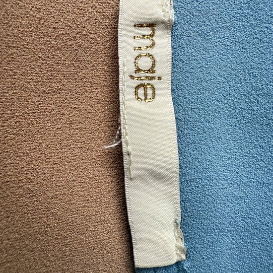 Maje Jizie minirok met bijenversiering in blauw polyester - Image 4
