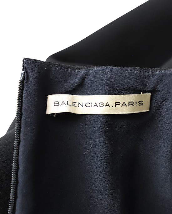 Balenciaga Mini Skirt in Black Acetate - Image 4