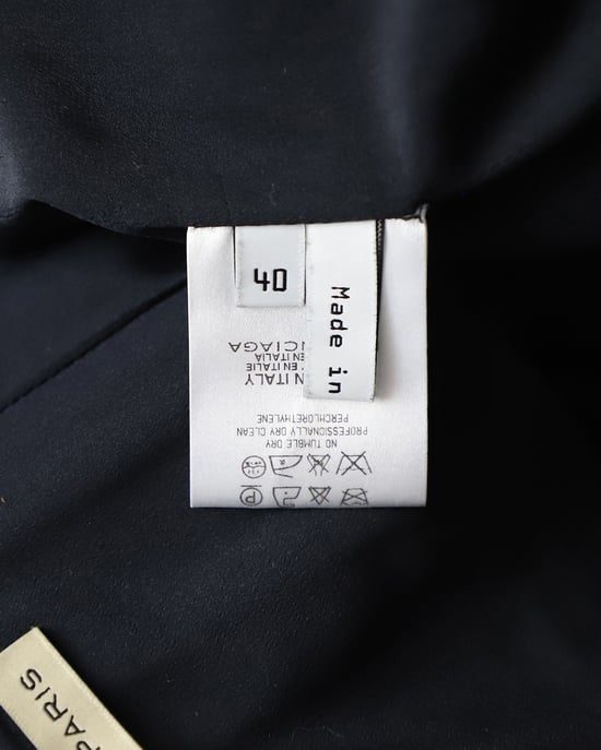 Balenciaga Mini Skirt in Black Acetate - Image 6