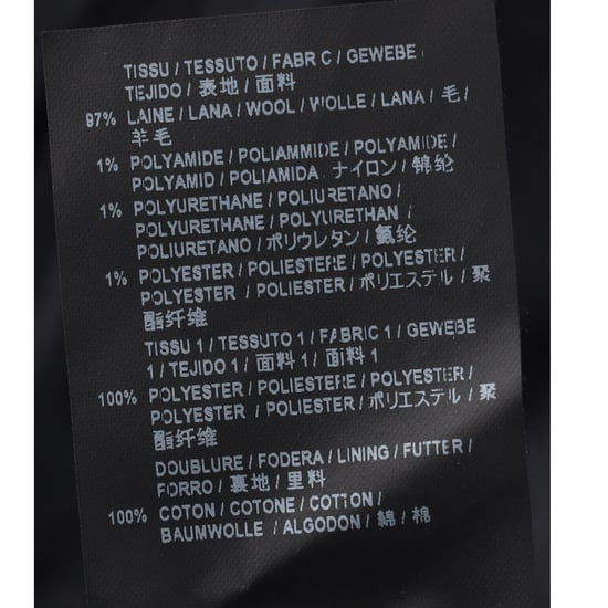 Saint Laurent Randiga Byxor i Svart Ull - Image 6