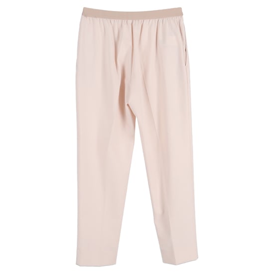 Maison Margiela Straight Leg Trousers in Pastel Pink Polyester - Image 2