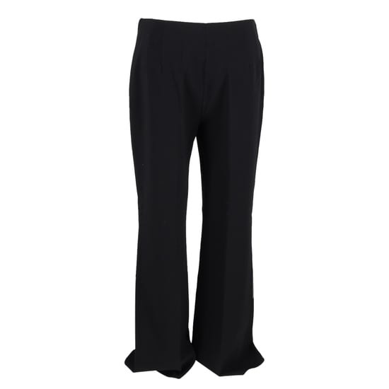 Michael Kors flared broek met hoge taille in zwart polyester - Image 3